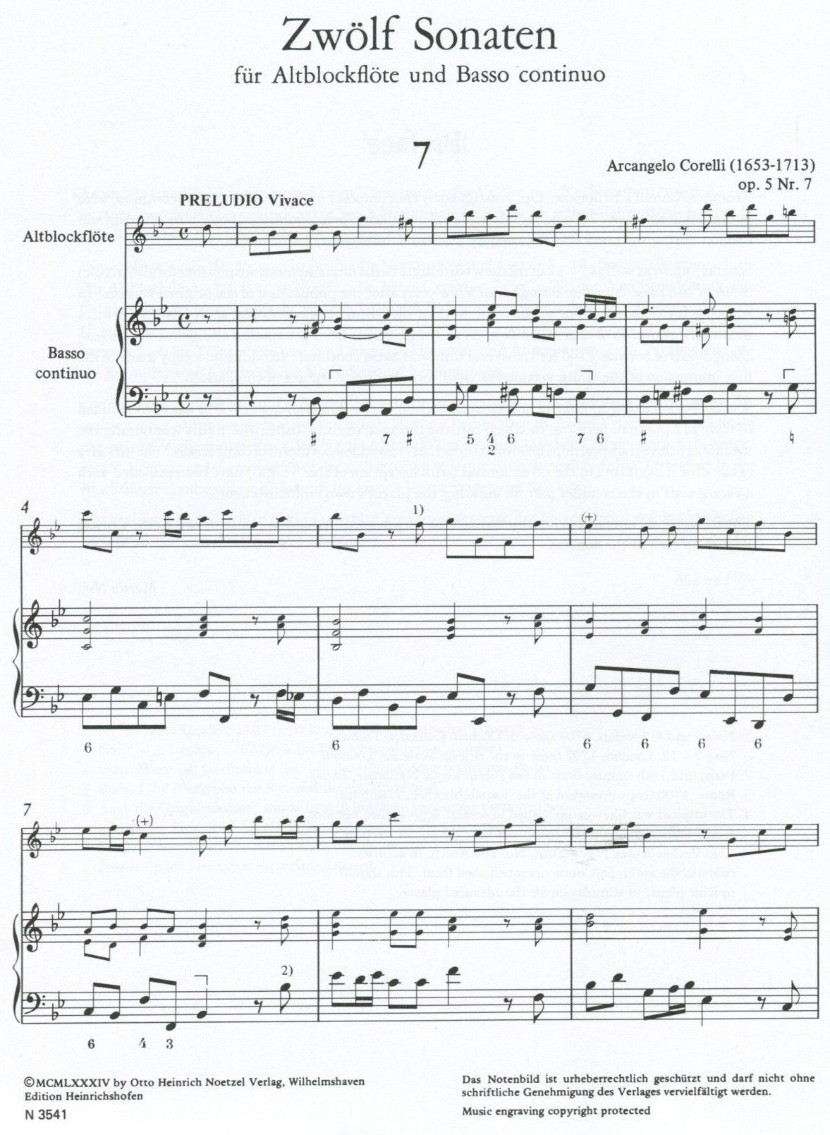 12 Sonatas Op 5  Nos 7 and 8, Vol IV