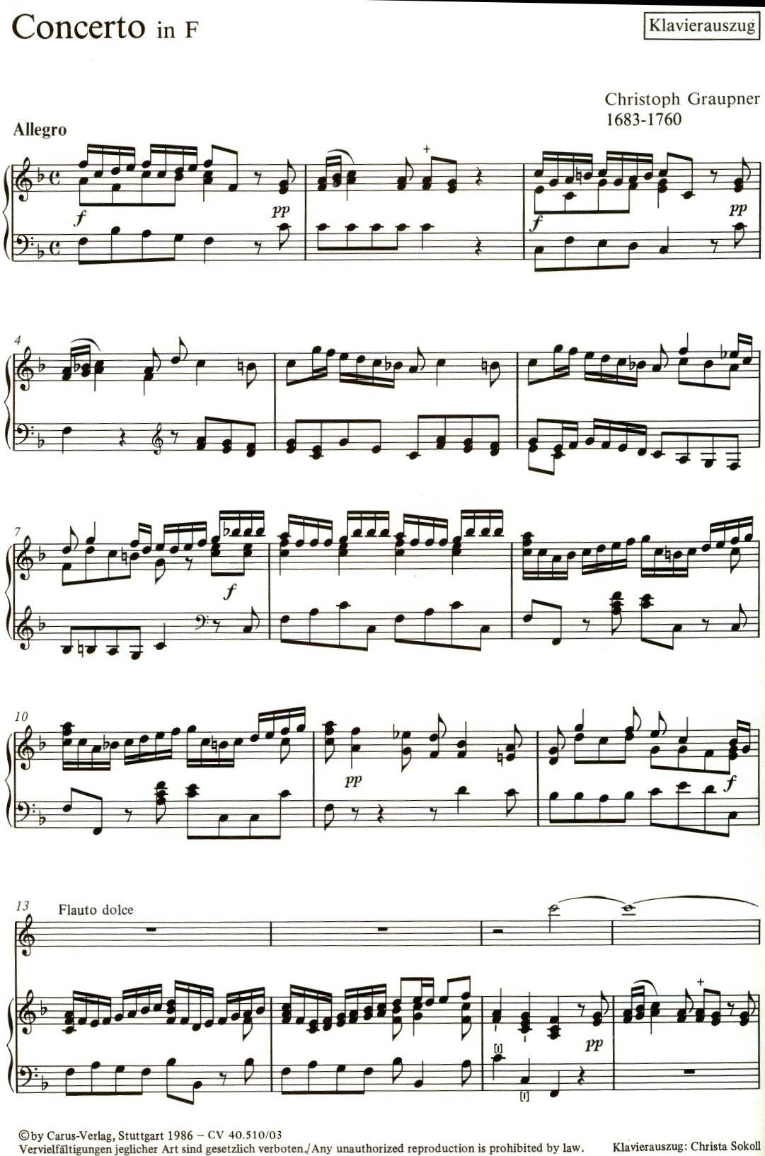 Concerto in F