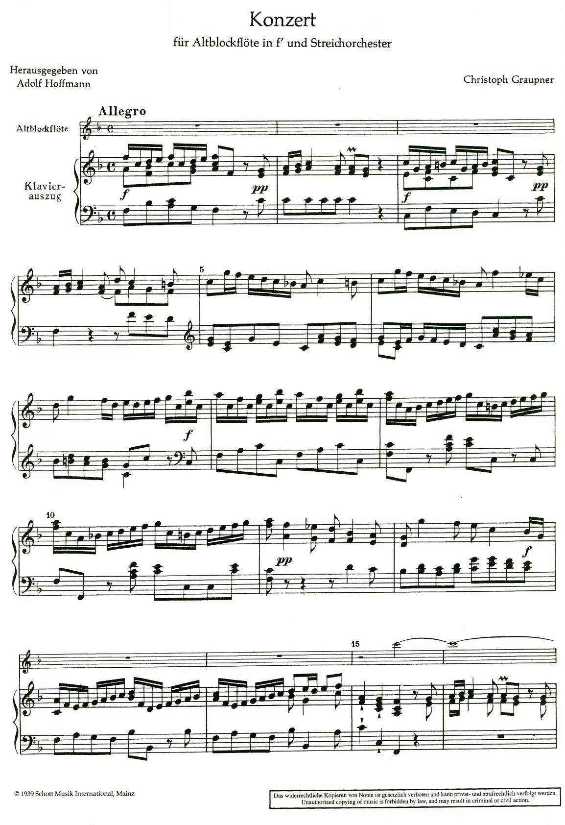 Concerto in F Major