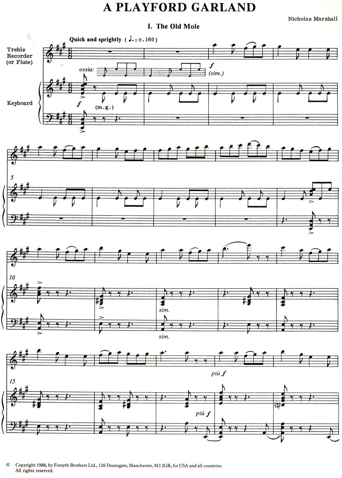 A Playford Garland