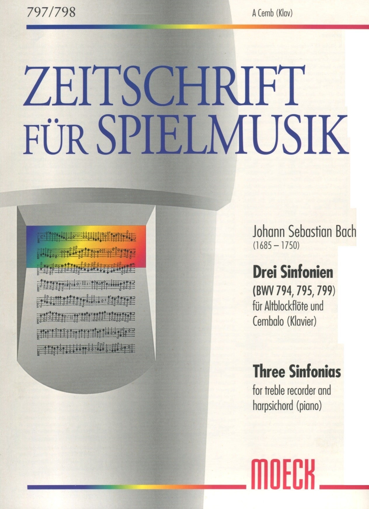 Three Sinfonias (BWV 794,795,799)