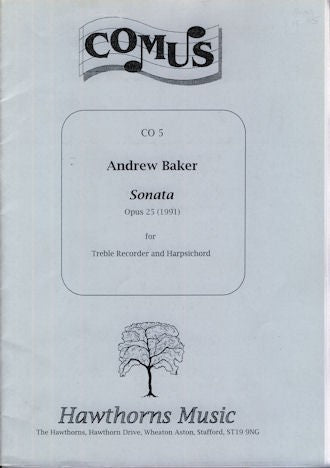 Sonata for Treble Recorder