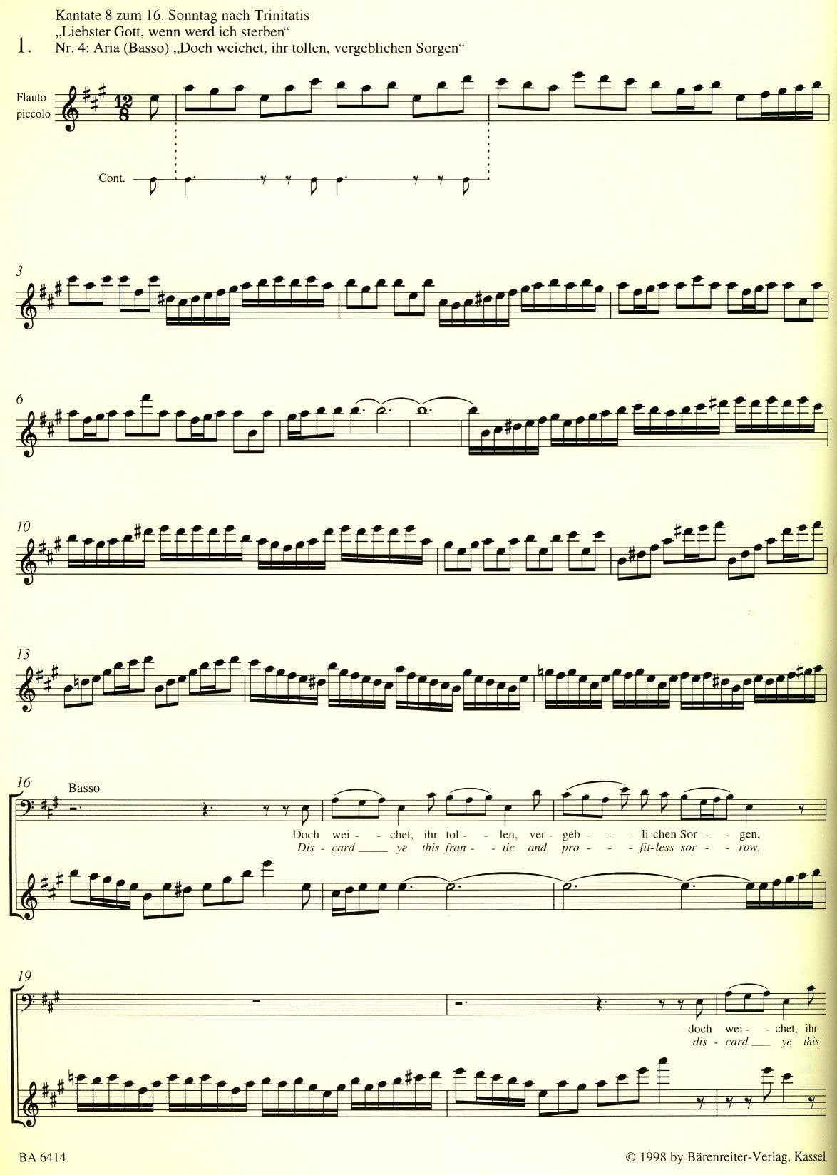 Recorder Solos from the Sacred and Secular Vocal Works