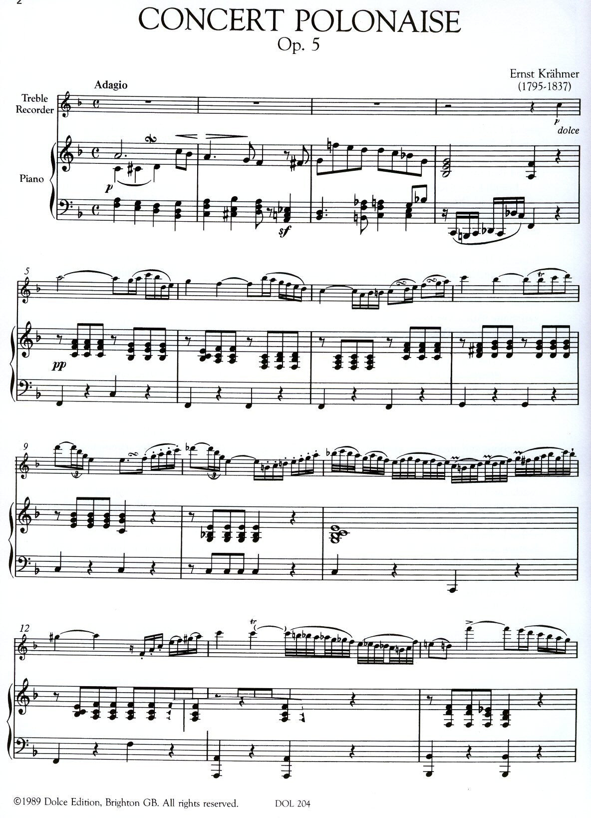 Concert Polonaise Op 5
