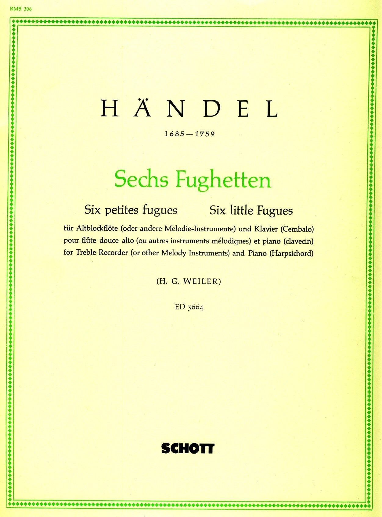 Sechs Fughetter