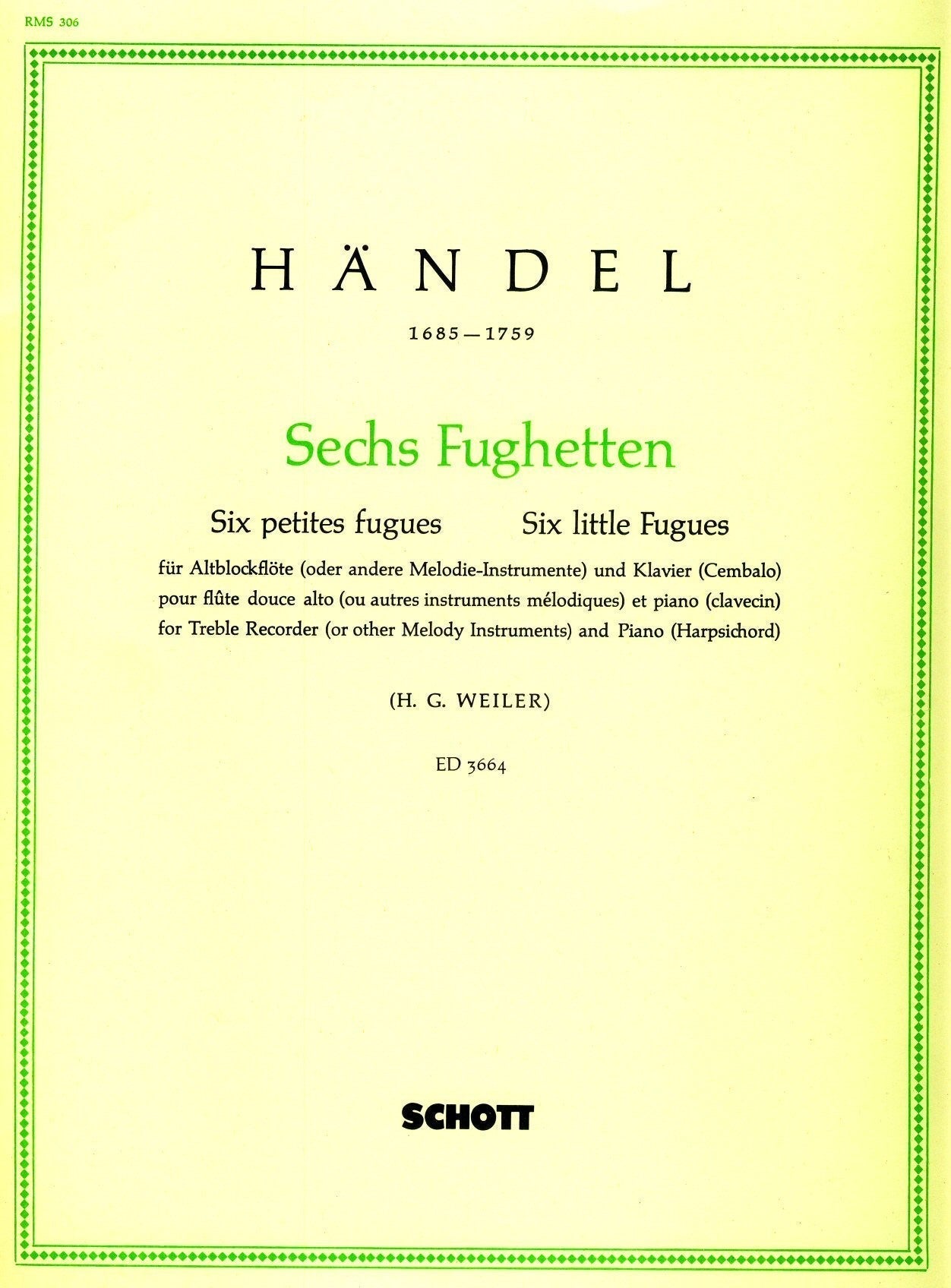 Sechs Fughetter