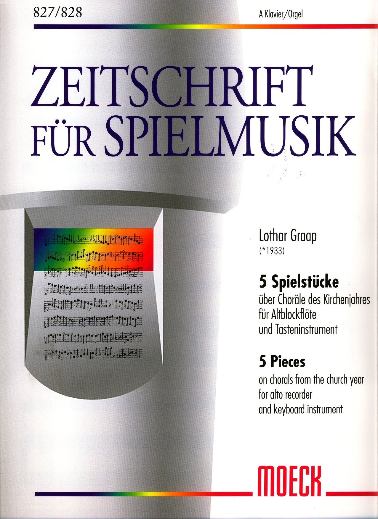 Five Pieces on Chorals from the Church Year