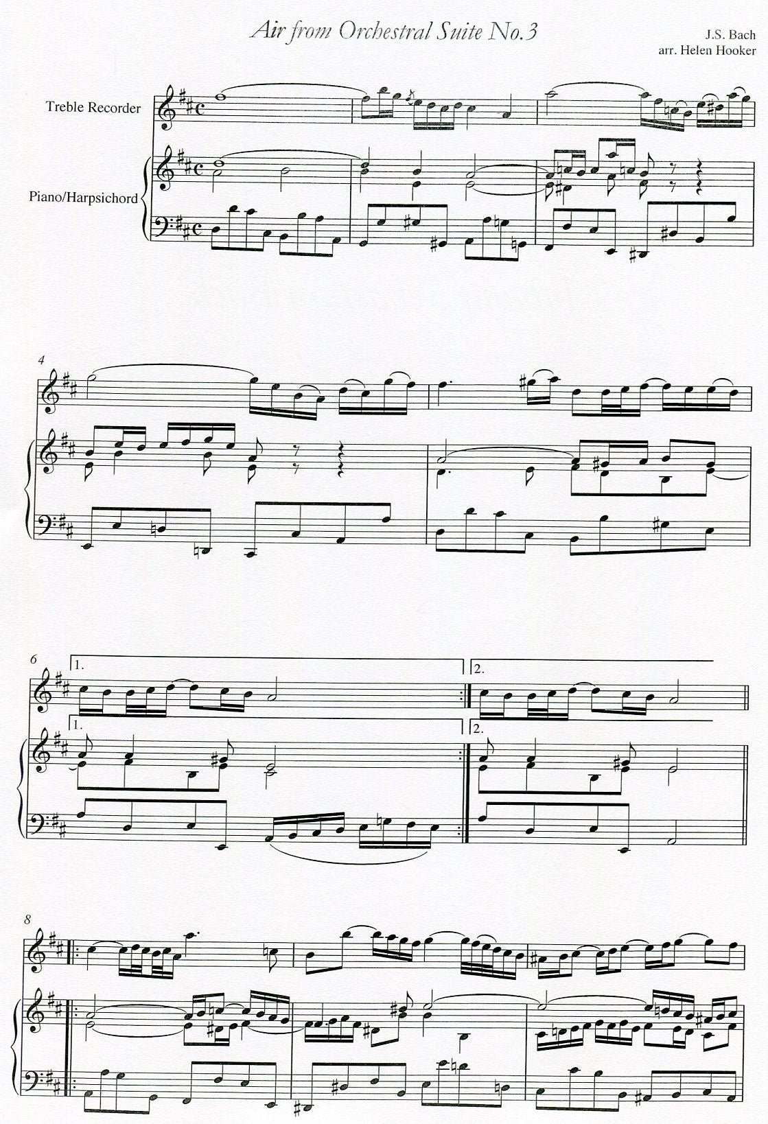 Air from Orchestral Suite No 3