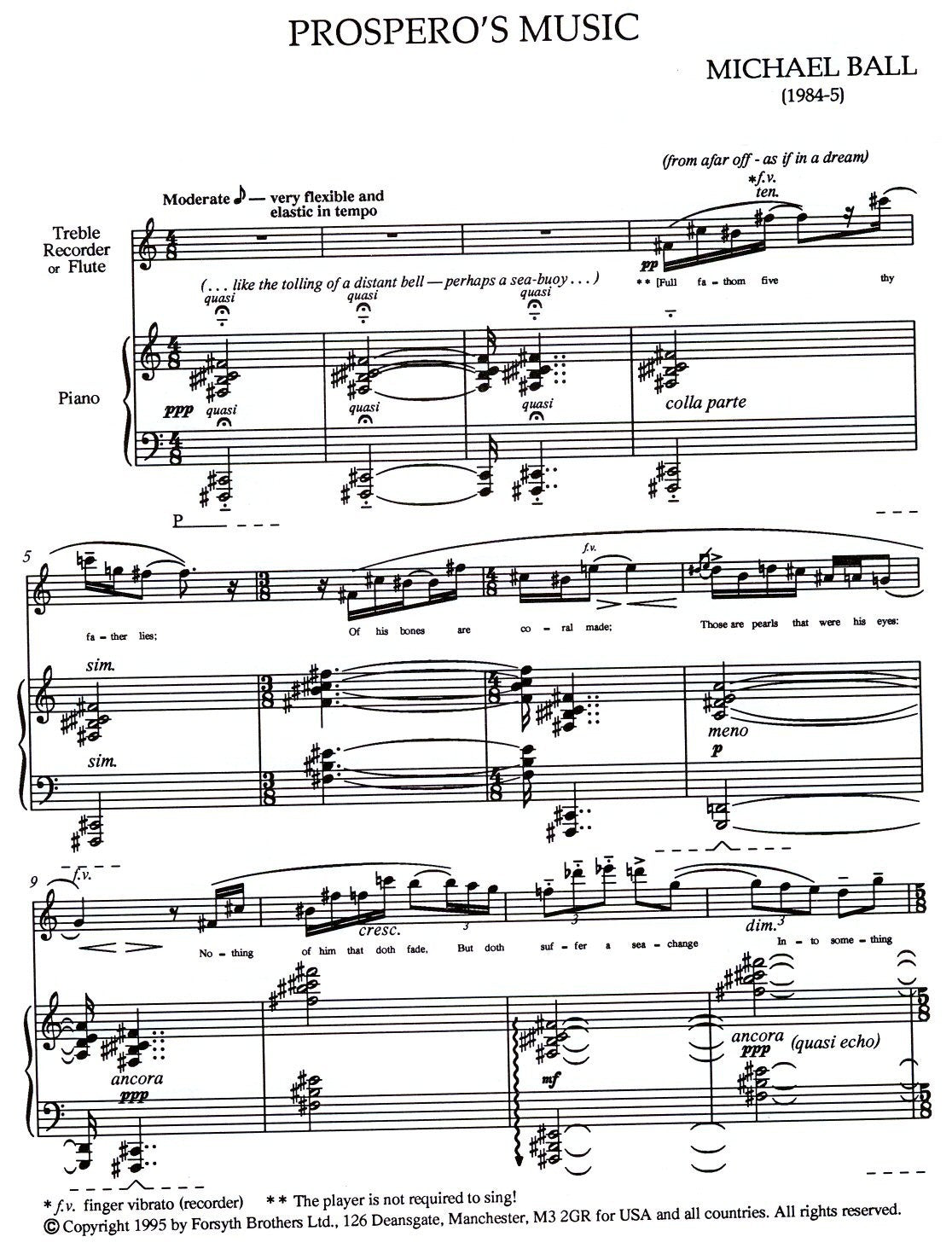 Prospero's Music