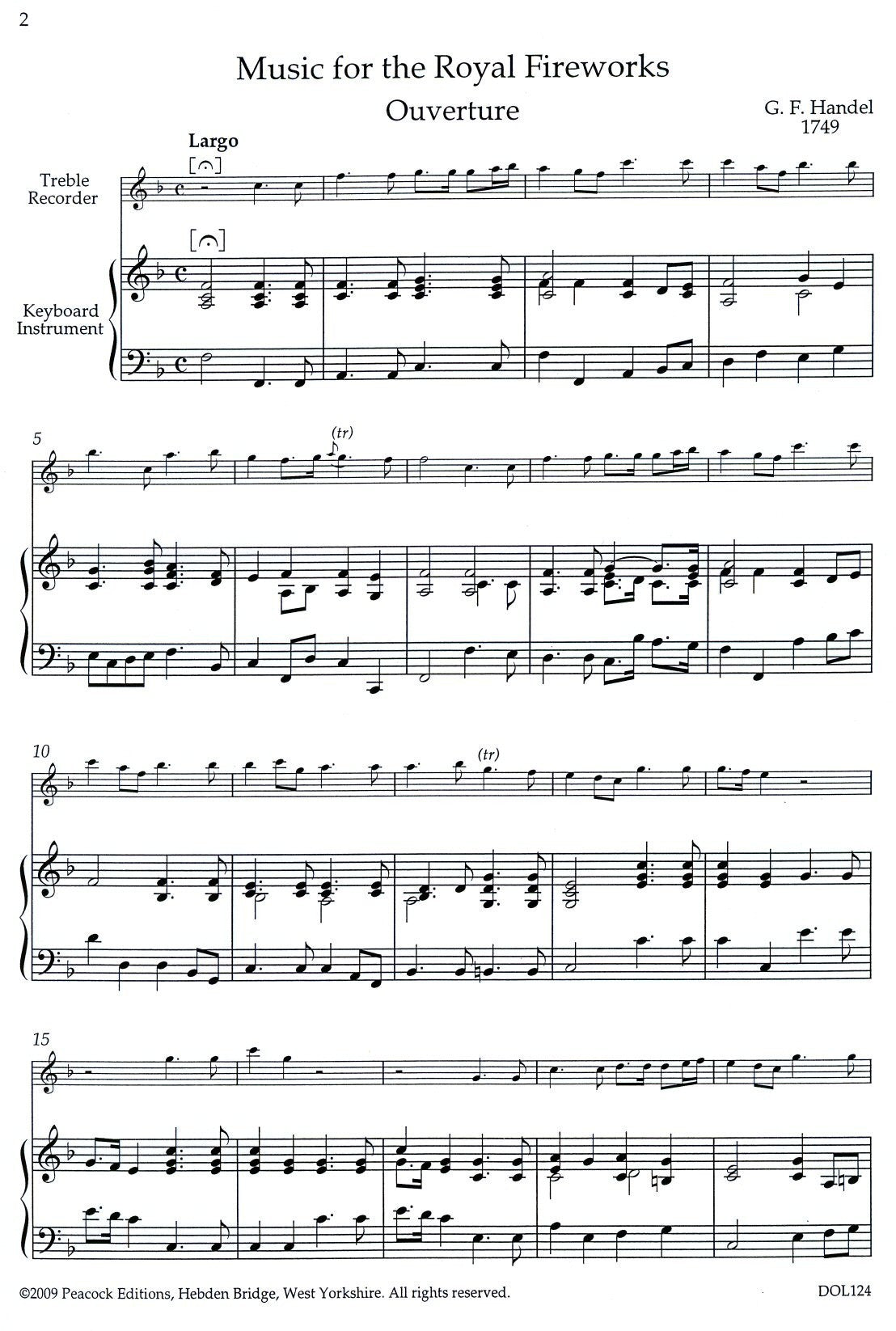 Music for the Royal Fireworks