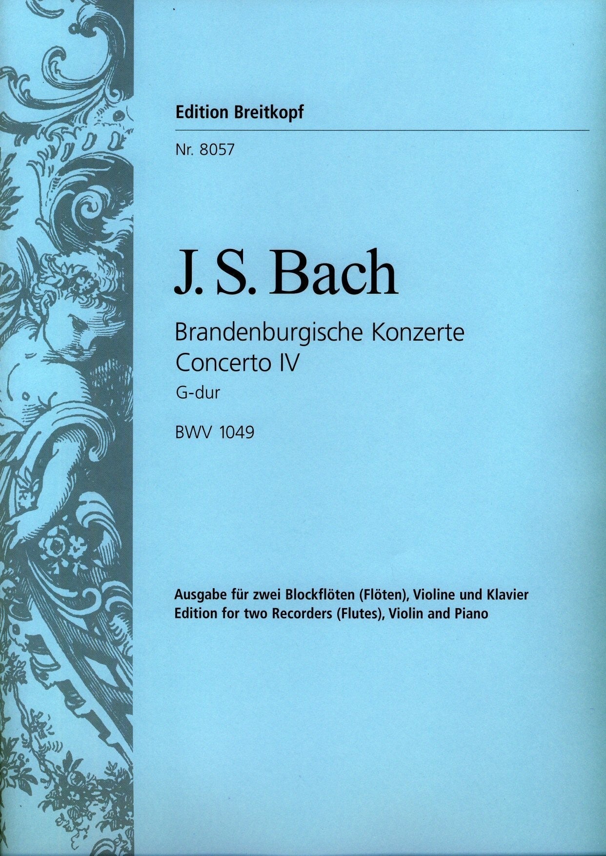 Brandenburg Concerto No 4 BWV1049