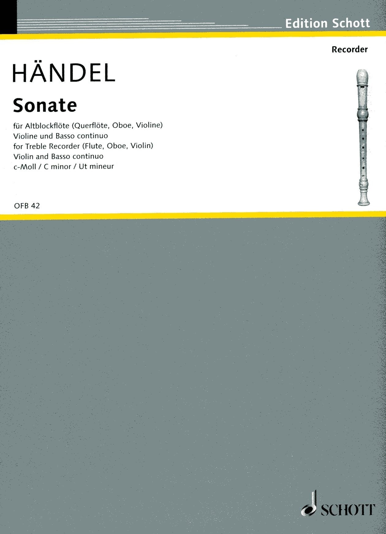 Sonata No 1 in c minor