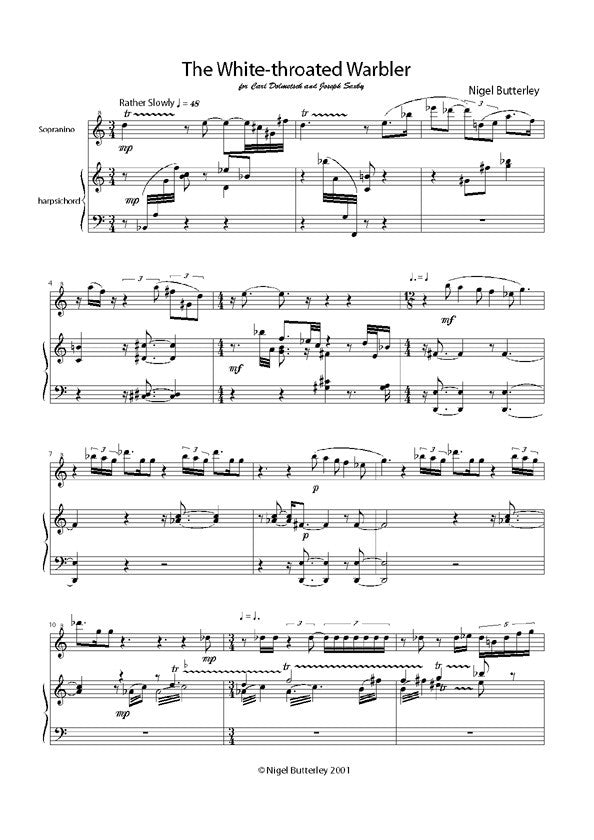 The White-Throated Warbler