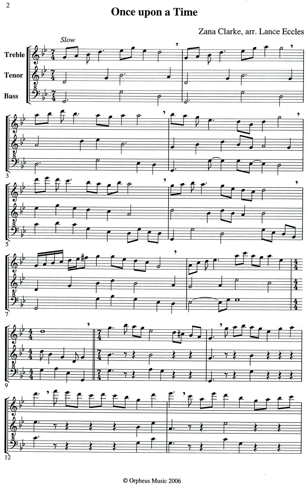 Once upon a Time and other songs