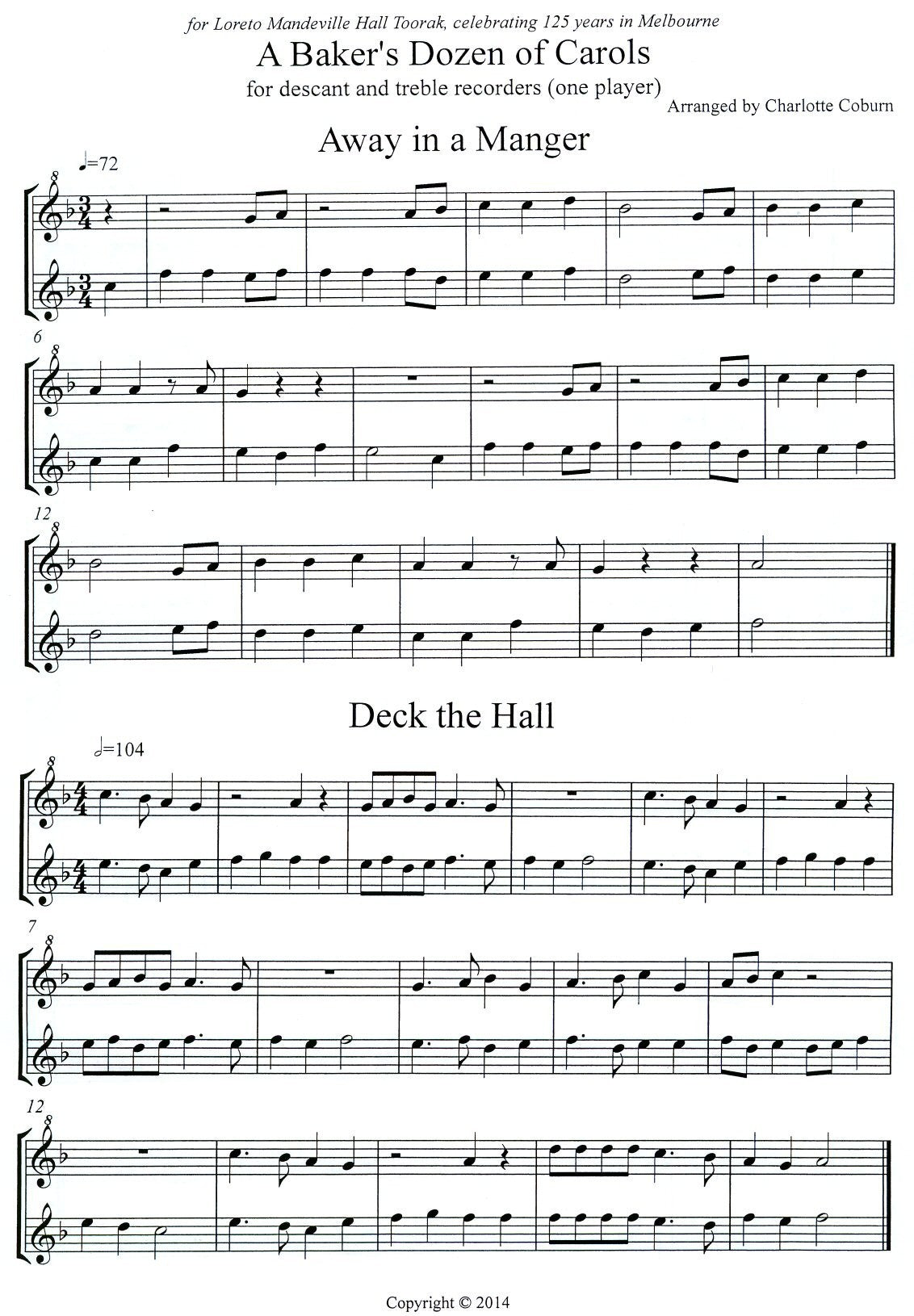 A Baker's Dozen of Carols