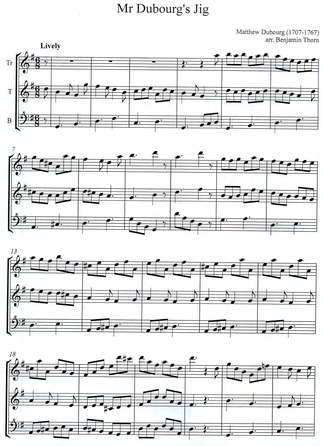 Jig, Minuet and Maggot