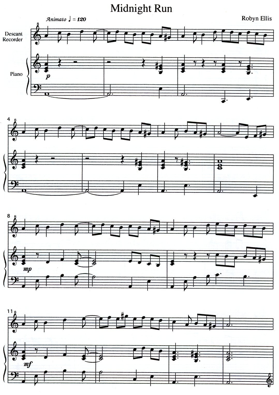 David's Ramble I and II, Midnight Run