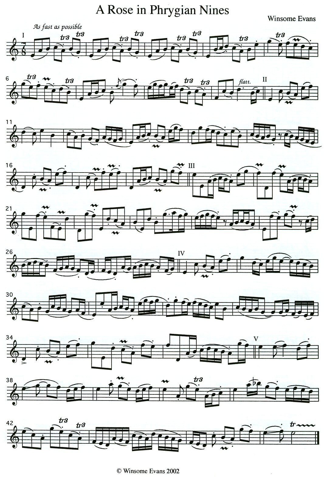 A Rose in Phrygian Nines and Snave's Violetta Tango