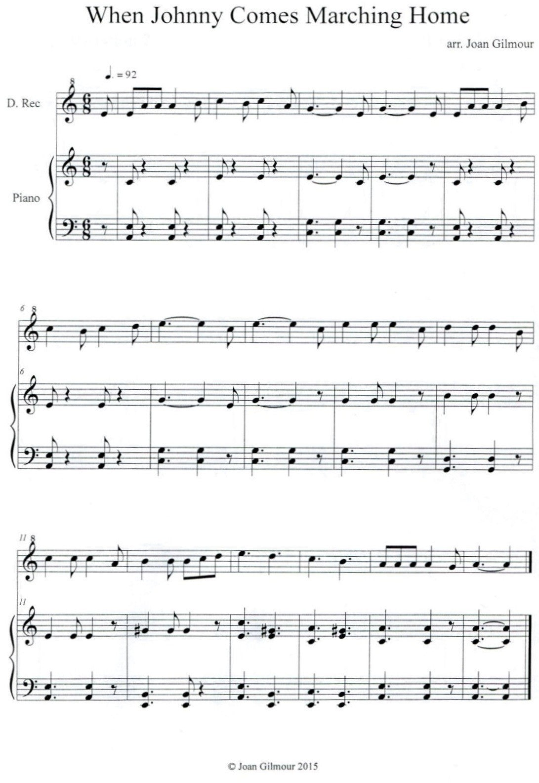 When Johnny Comes Marching Home