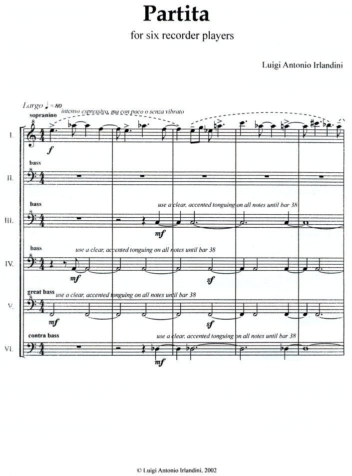 Partita (Digital Download)