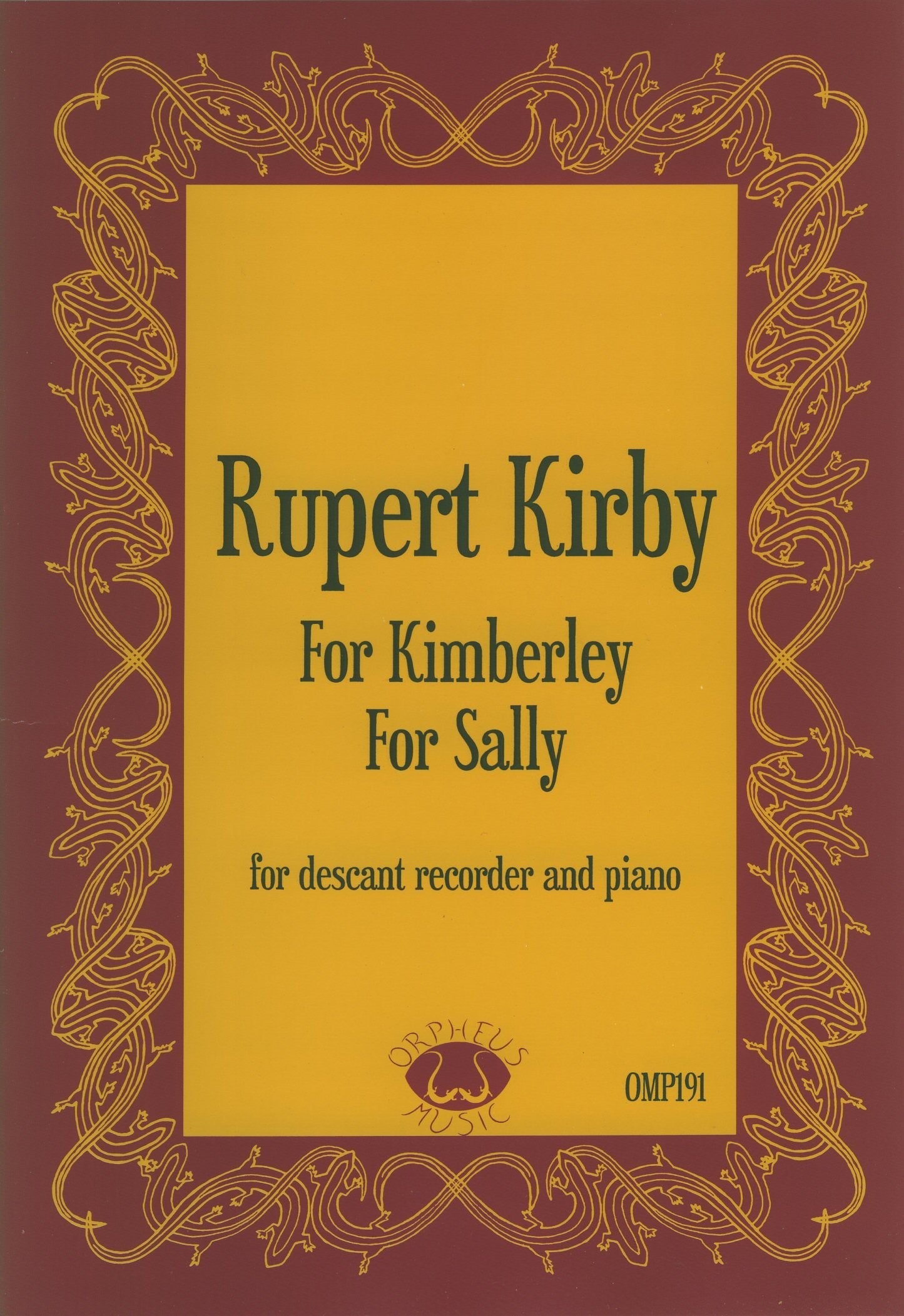 For Kimberley and For Sally