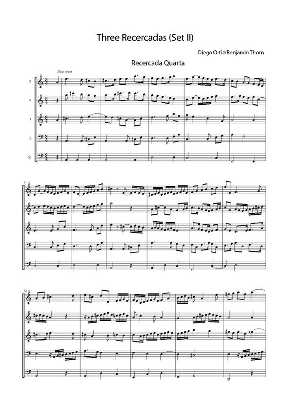 Three Recercadas Set 2