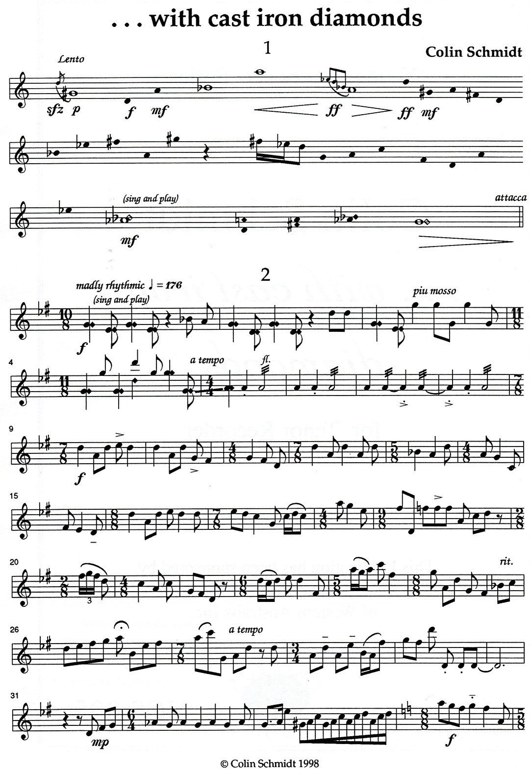 With cast iron Diamonds (Digital Download)