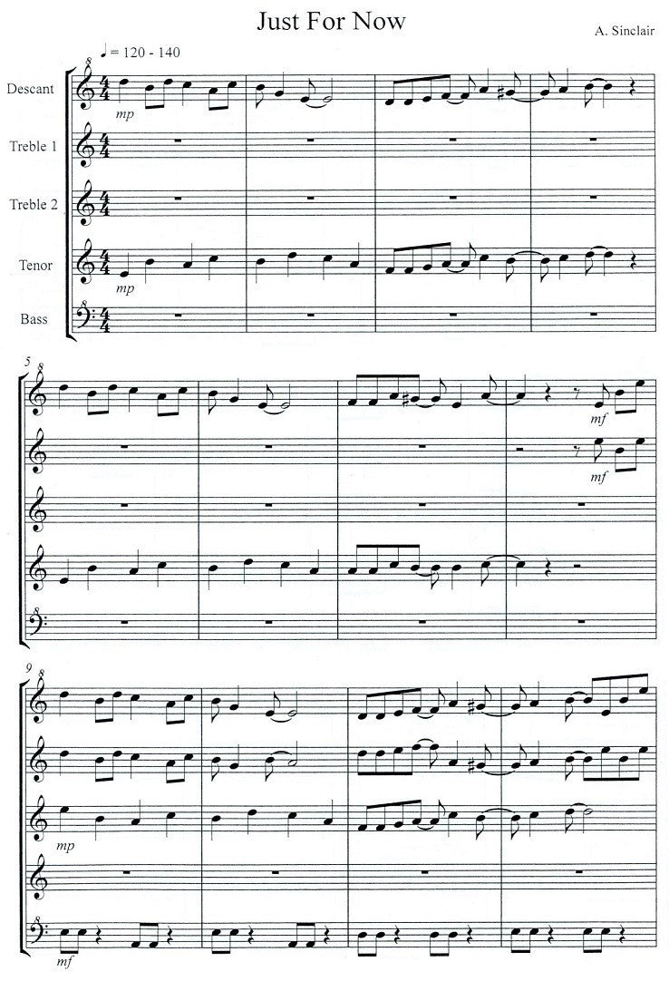 Just For Now (Digital Download)