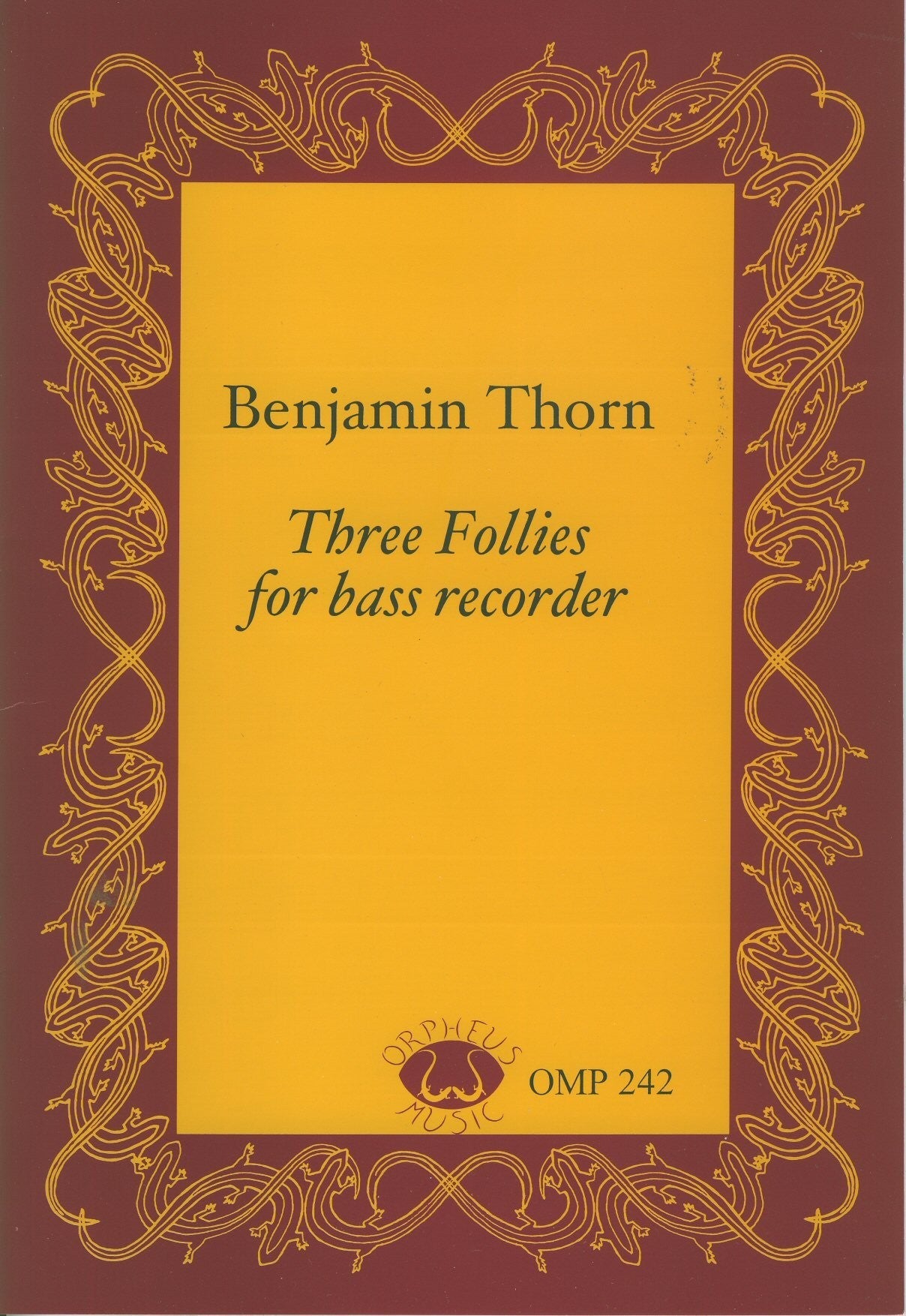 Three Follies for Bass Recorder