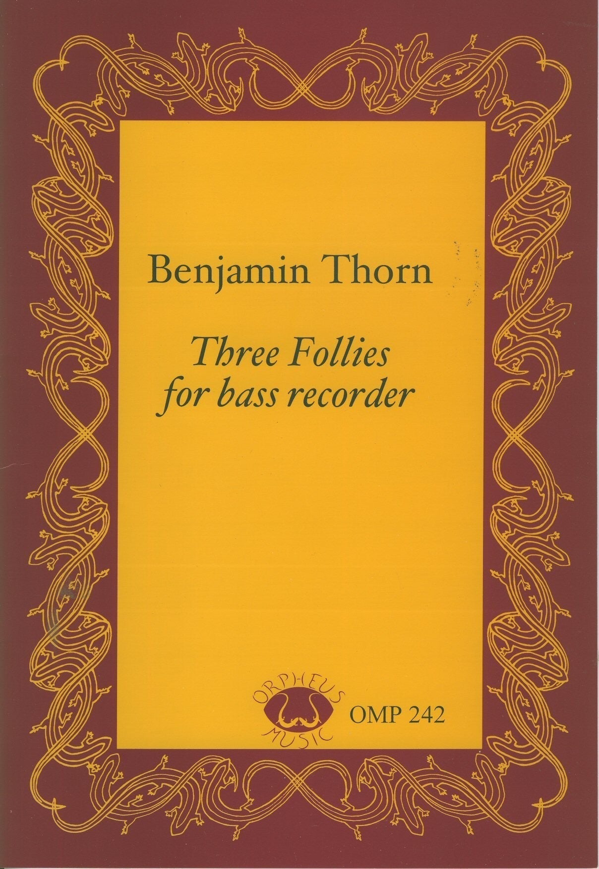 Three Follies for Bass Recorder