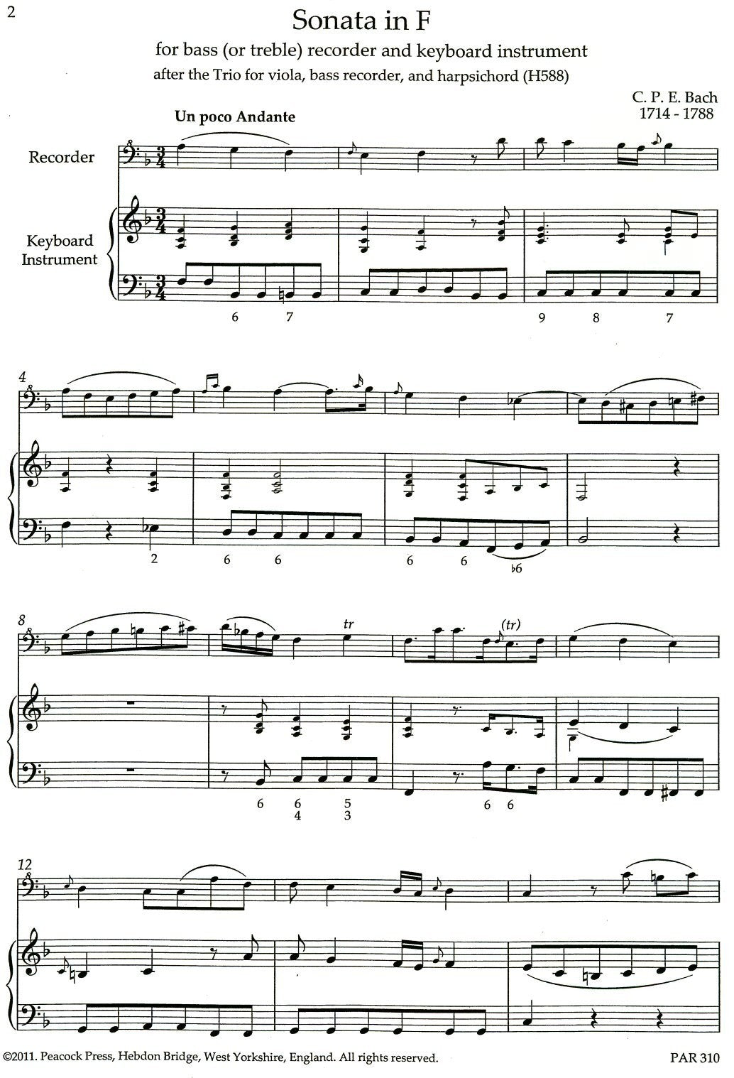 Sonata in F