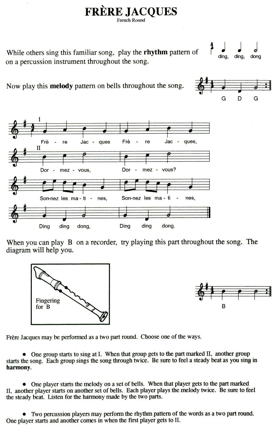 Recorder and More: Programmed for general music class
