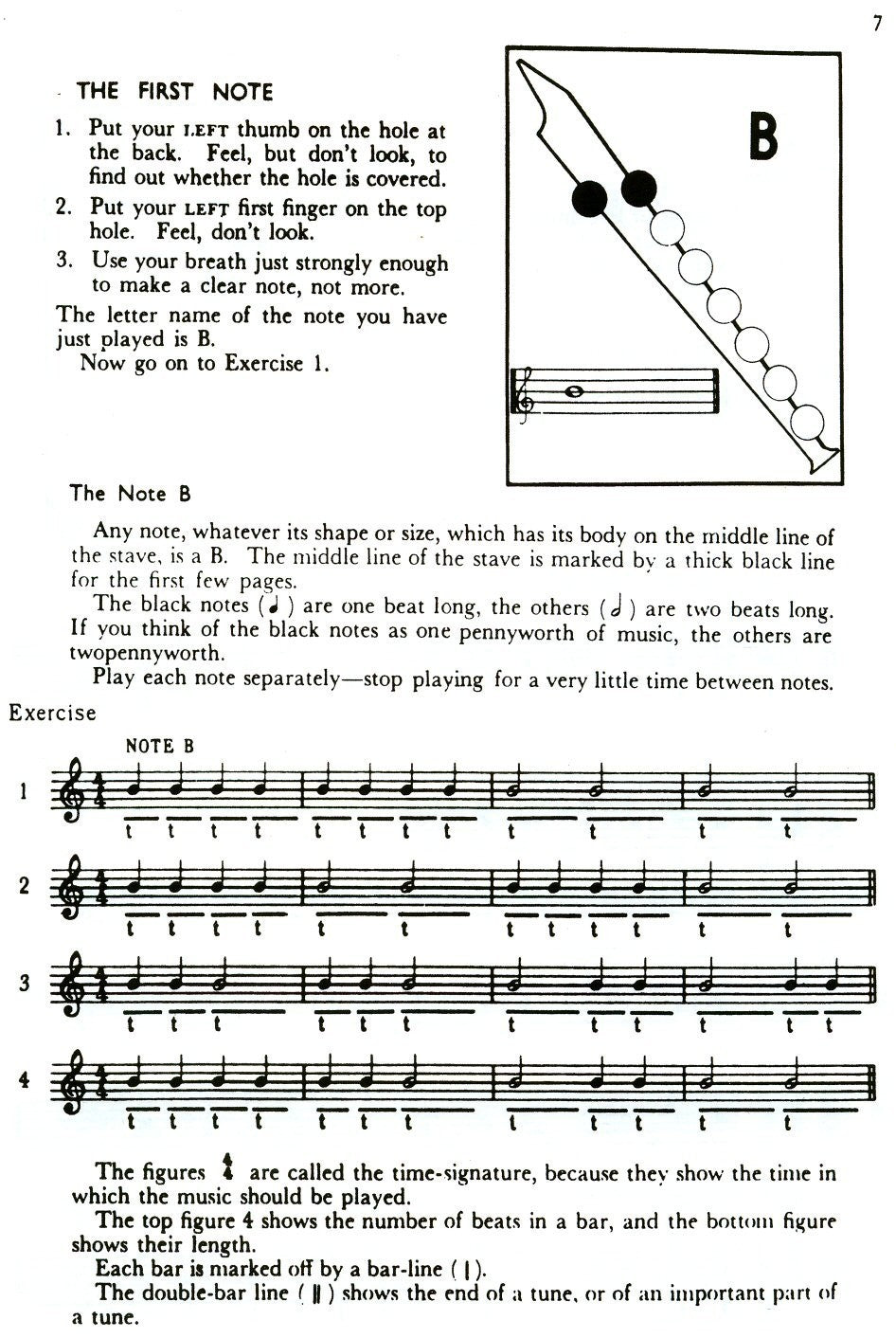 The New Recorder Tutor,  Book One