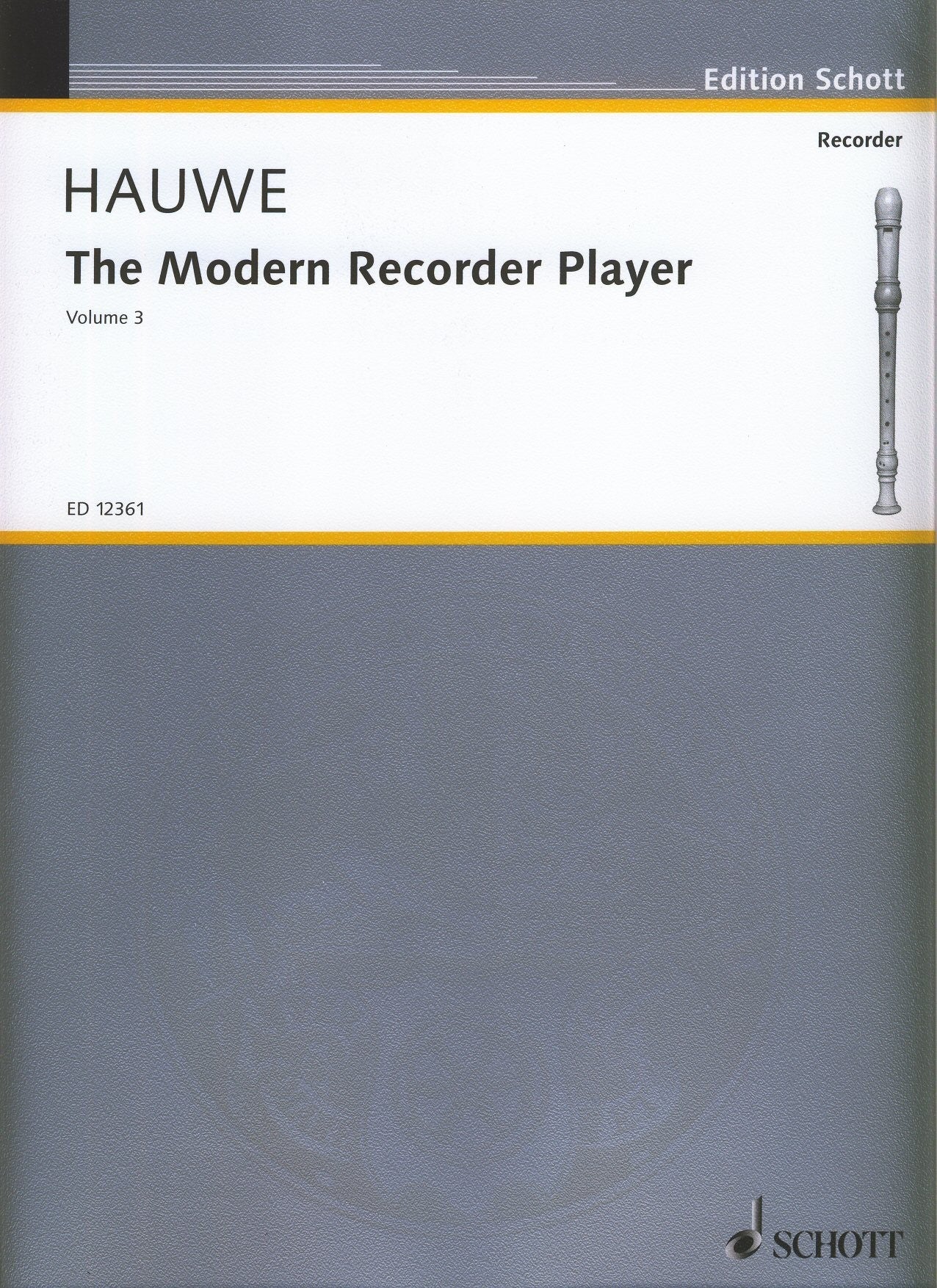 The Modern Recorder Player Vol 3