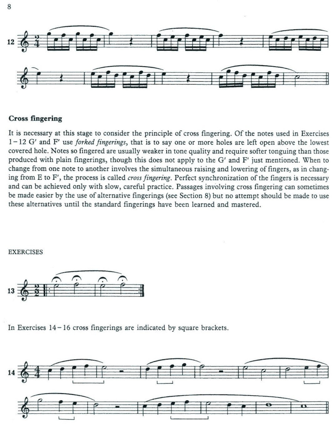 Treble Recorder Technique