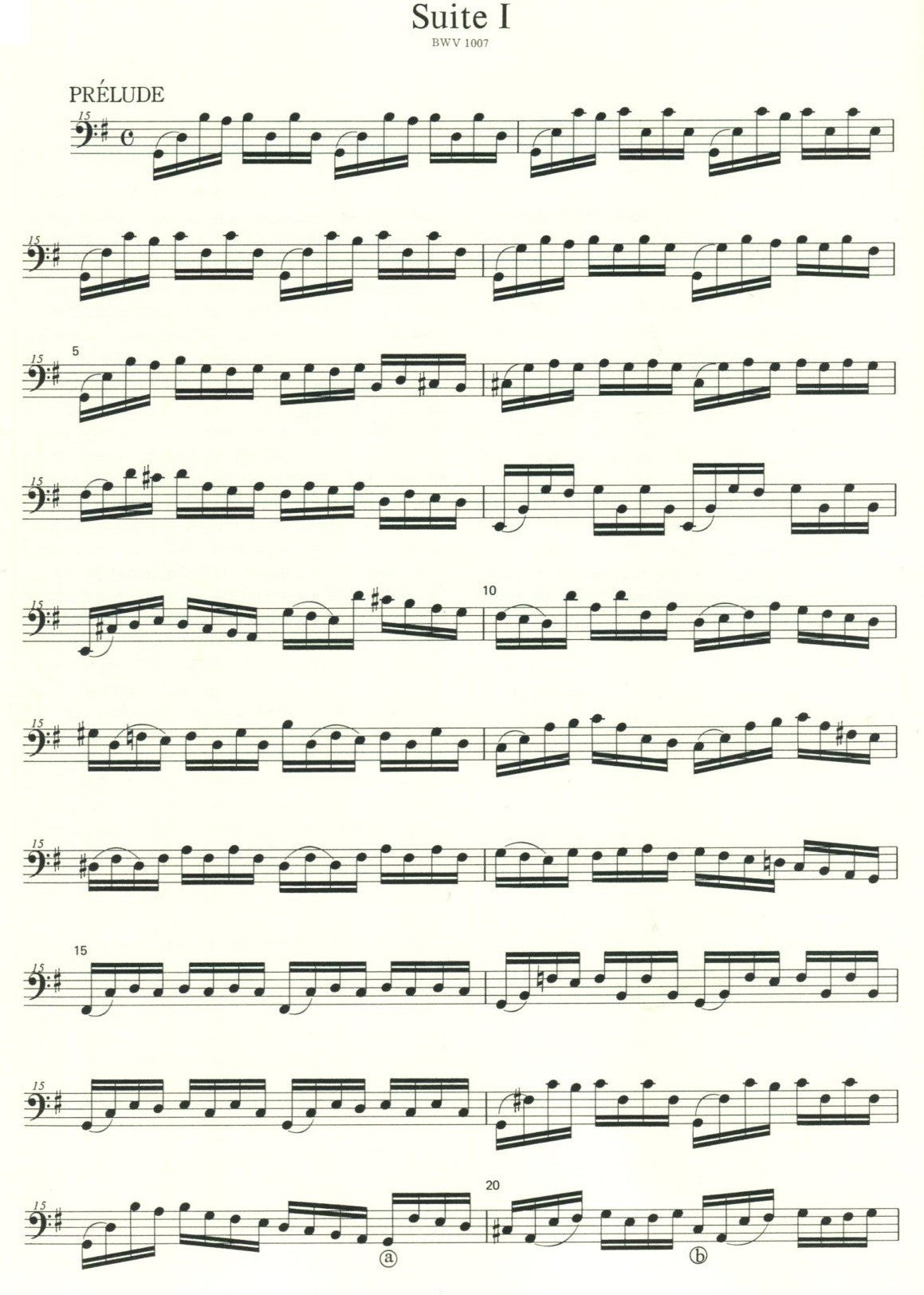 Cello Suites 1 to 3 arranged for Alto Recorder Solo