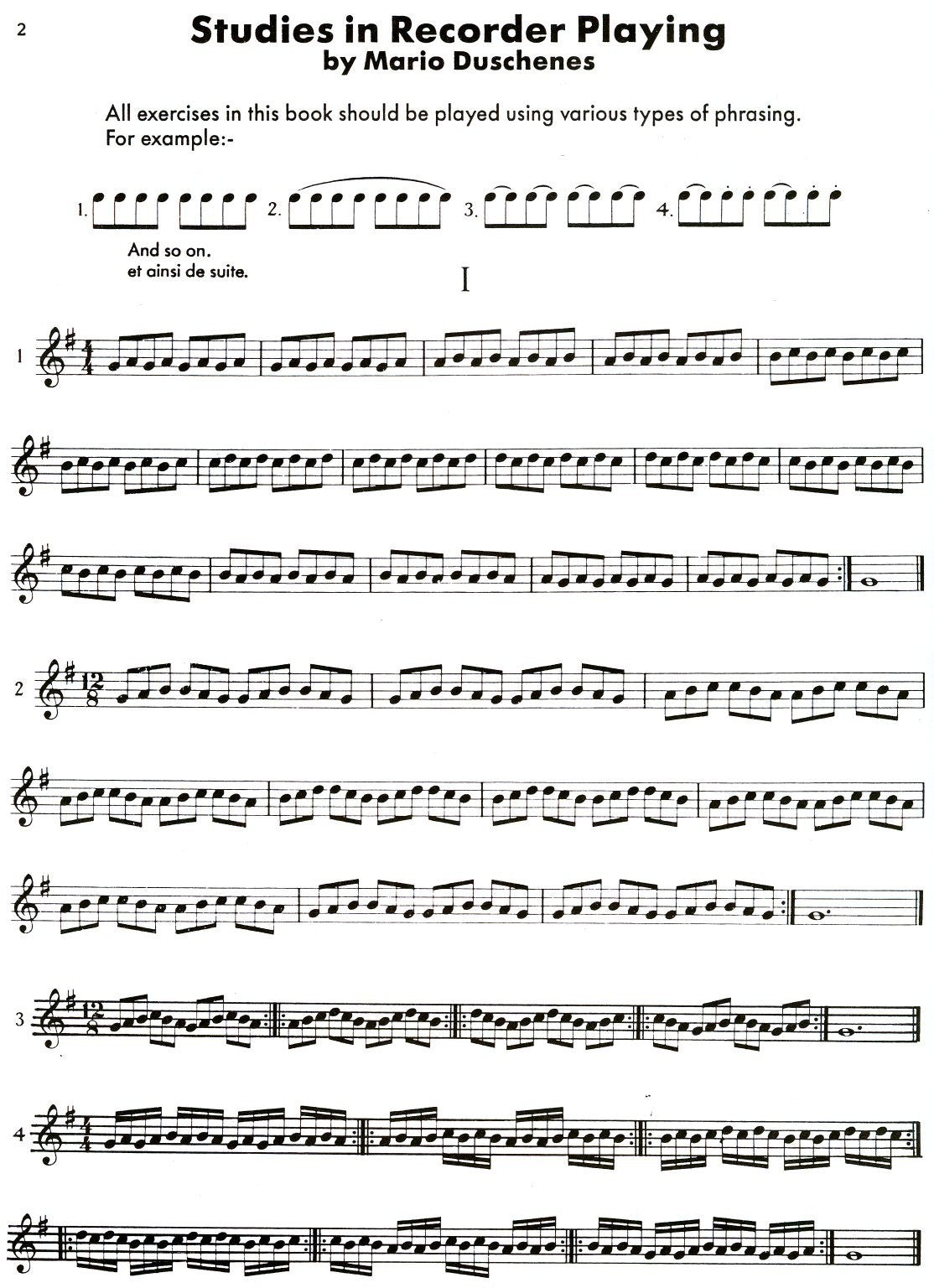 Studies in Recorder Playing