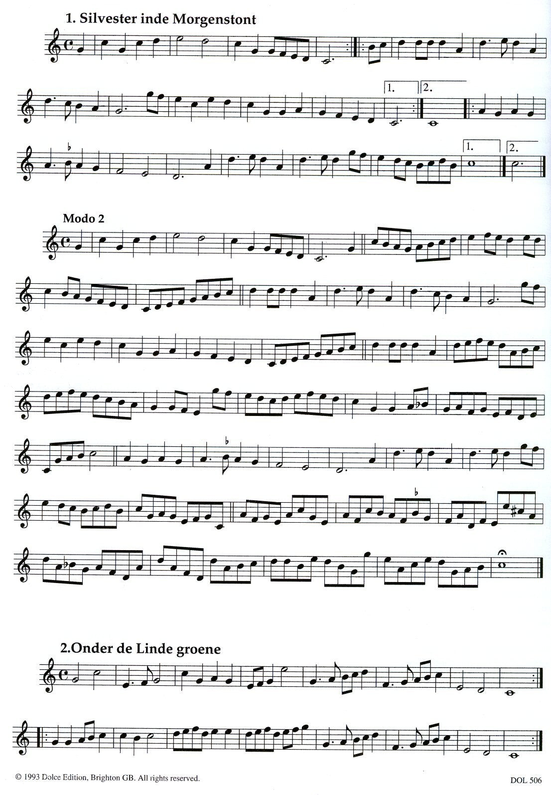 20 Pieces from Der Fluyten Lust-Hof