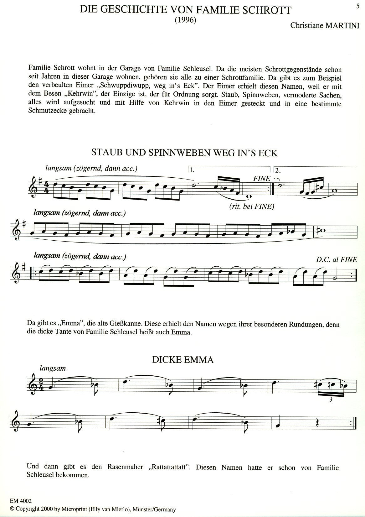 Familie Schrott: Ein Abenteuer in Musik