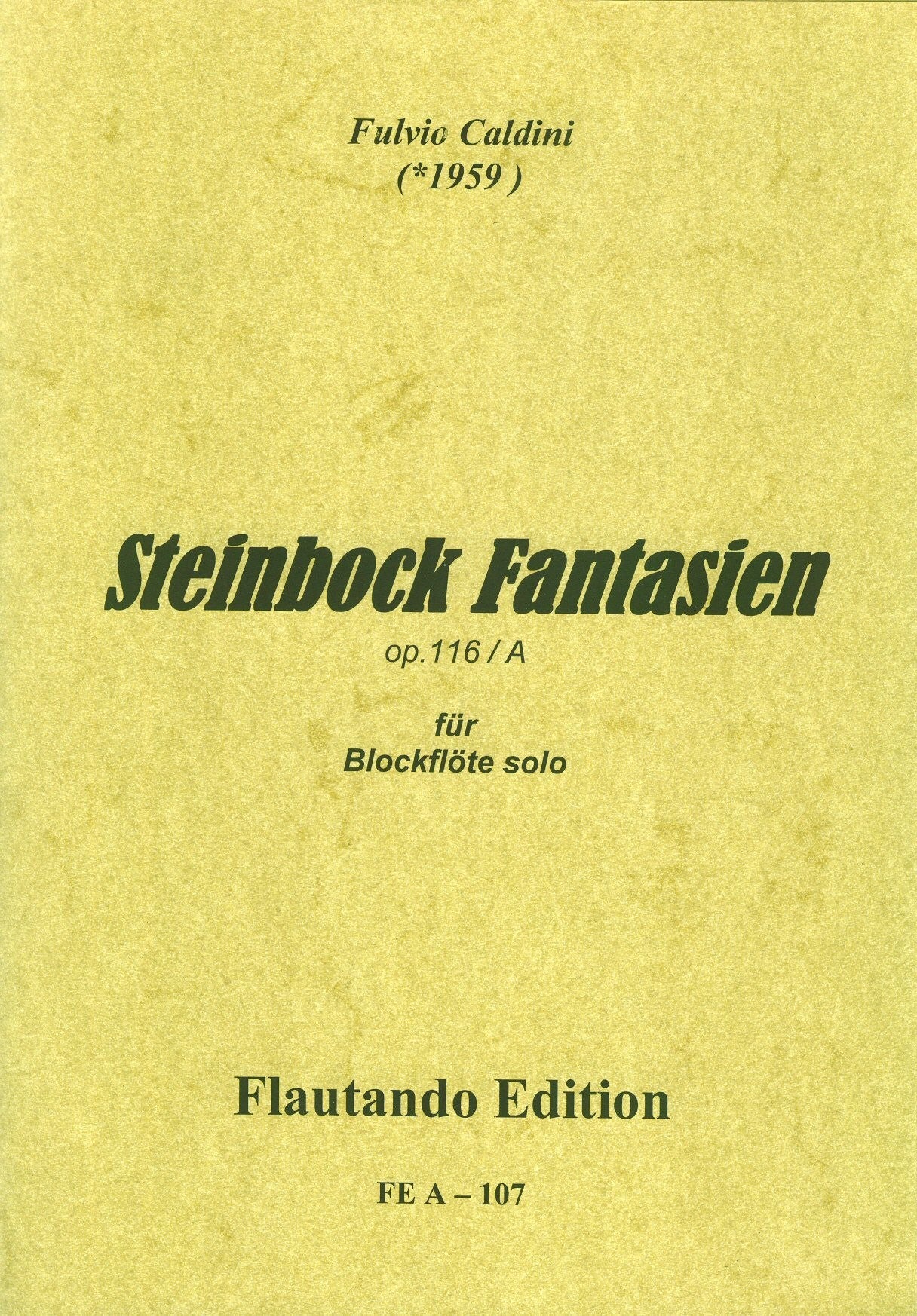 Steinbovk Fantasien Op 116/A