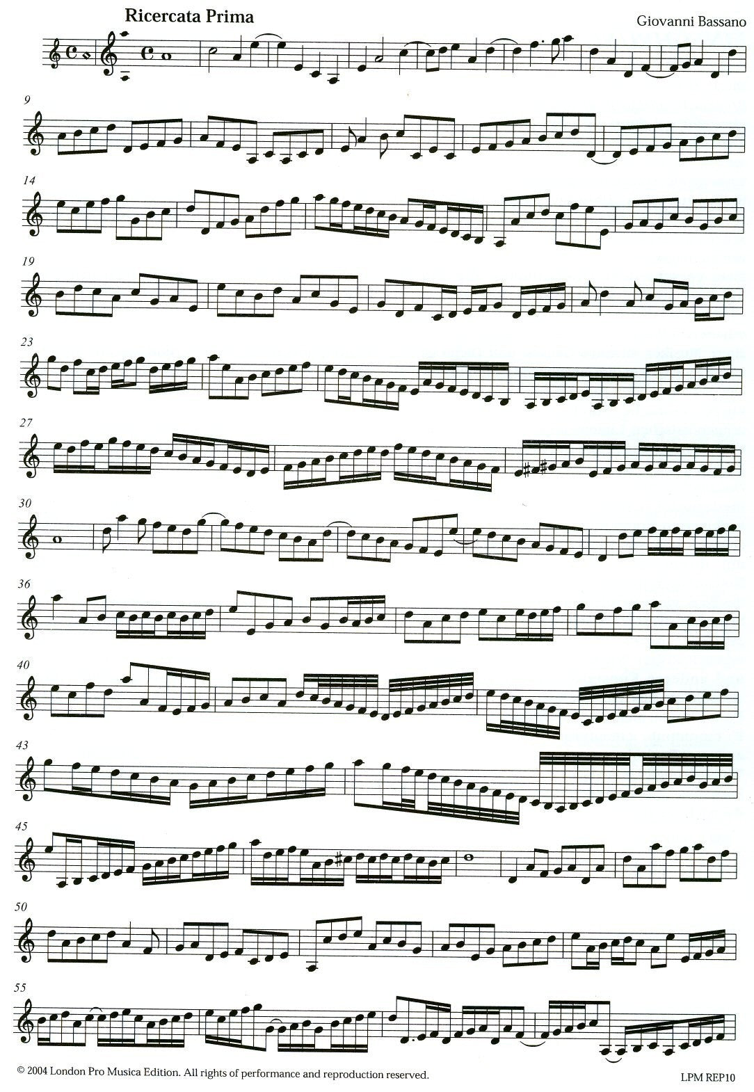 8 Ricercari