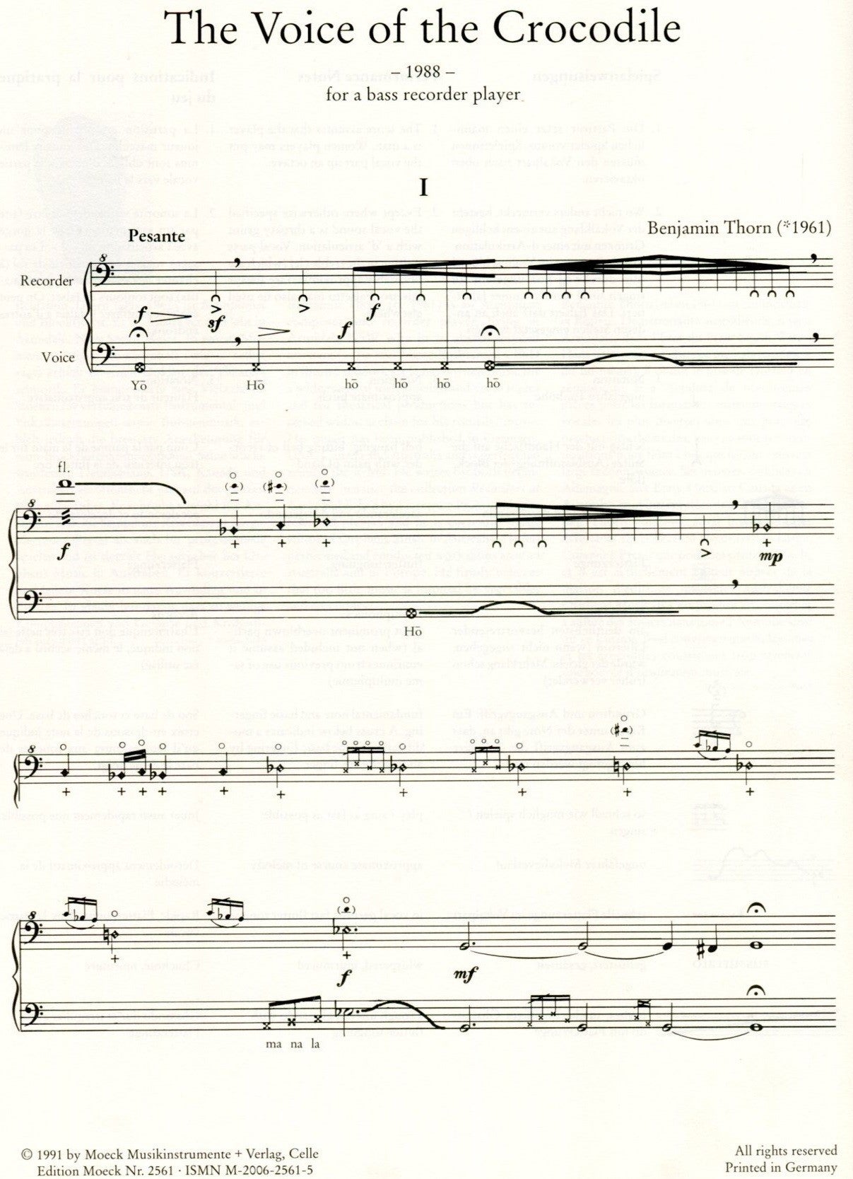 The Voice of the Crocodile