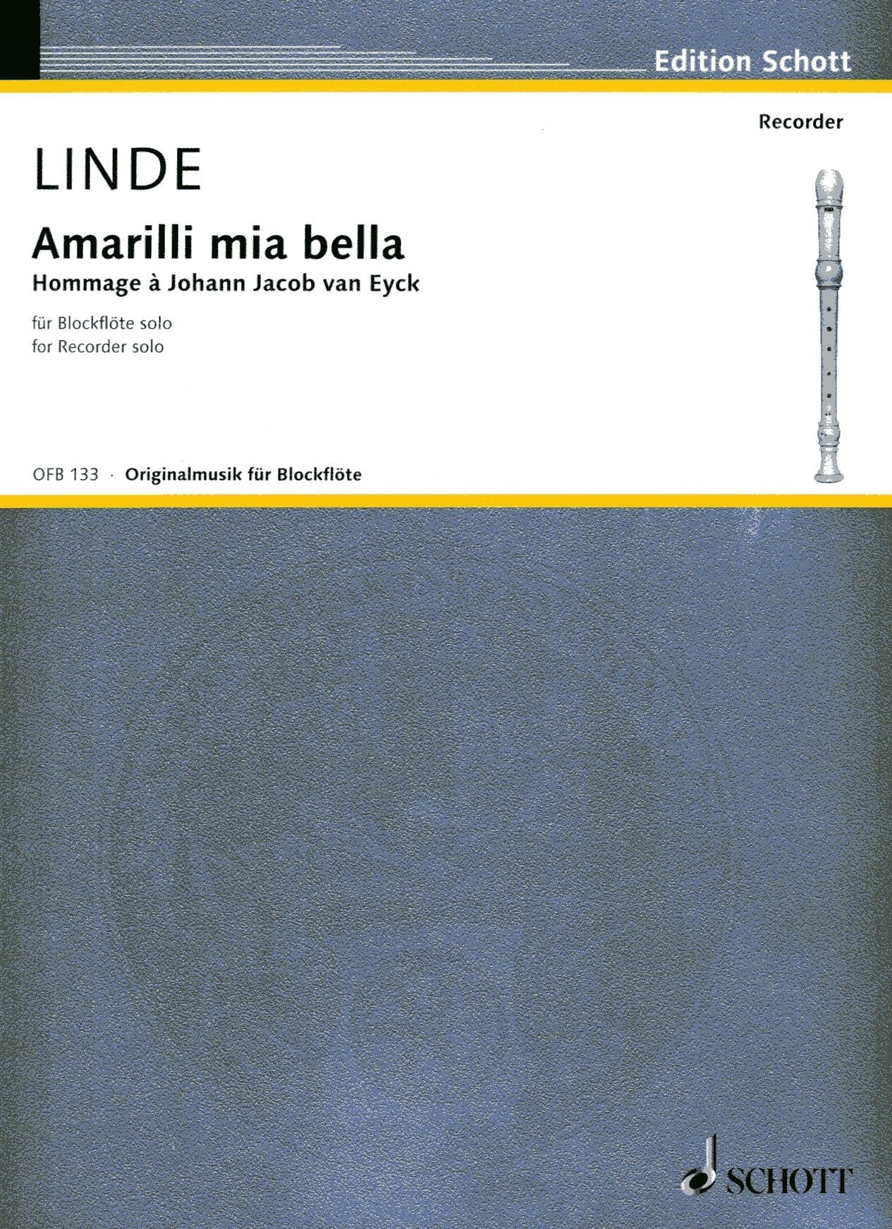Amarilli Mia Bella  Hommage a Johann Jacob van Eyck