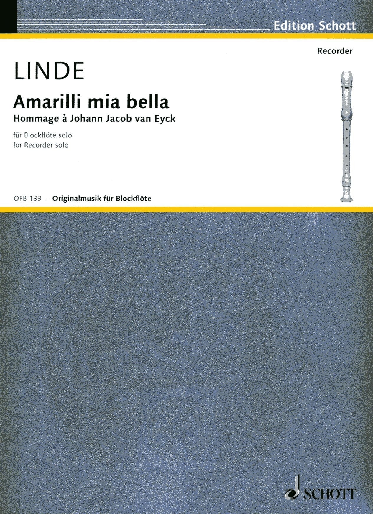 Amarilli Mia Bella  Hommage a Johann Jacob van Eyck