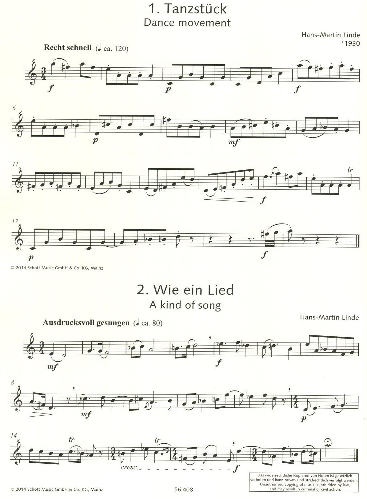 14 Miniaturen (Miniatures)