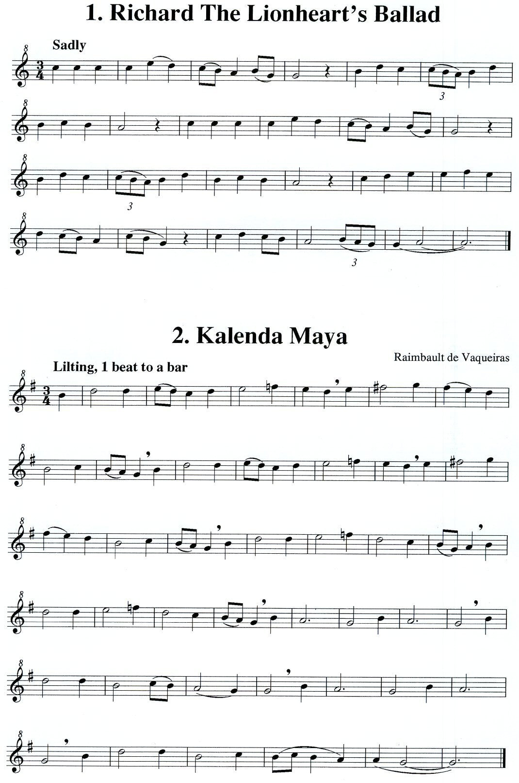 Medieval Songs and Dances
