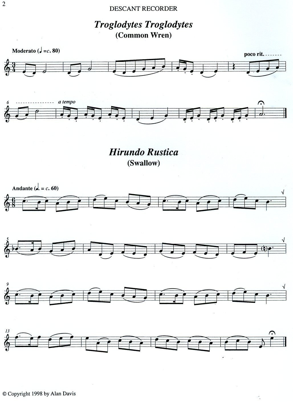 Cantus Avium et Volatus [Song and Flight of Birds]