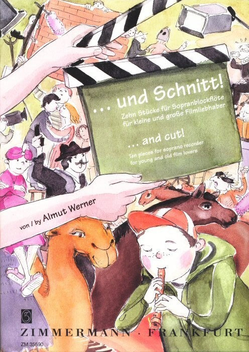 and cut!: Ten pieces for soprano recorder for young and old film lovers