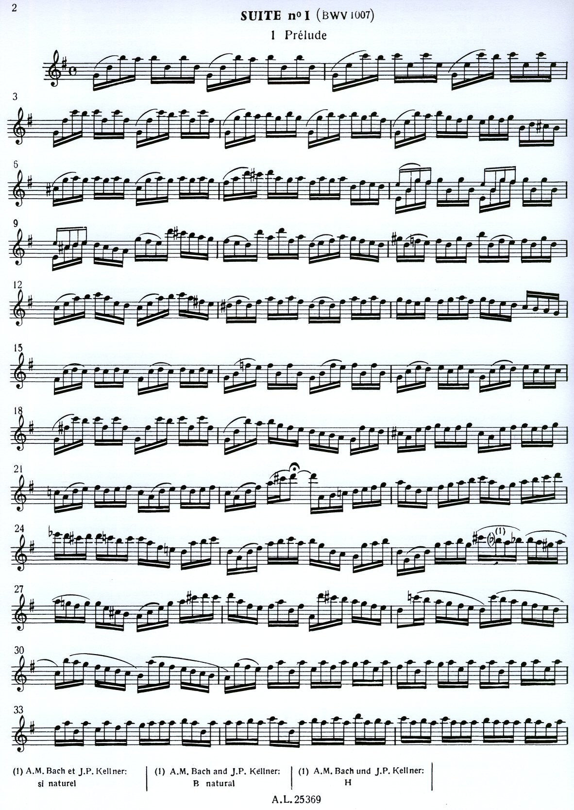 Six Suites for Treble (from  Solo Cello Suites): Vol 1 Suites 1-III