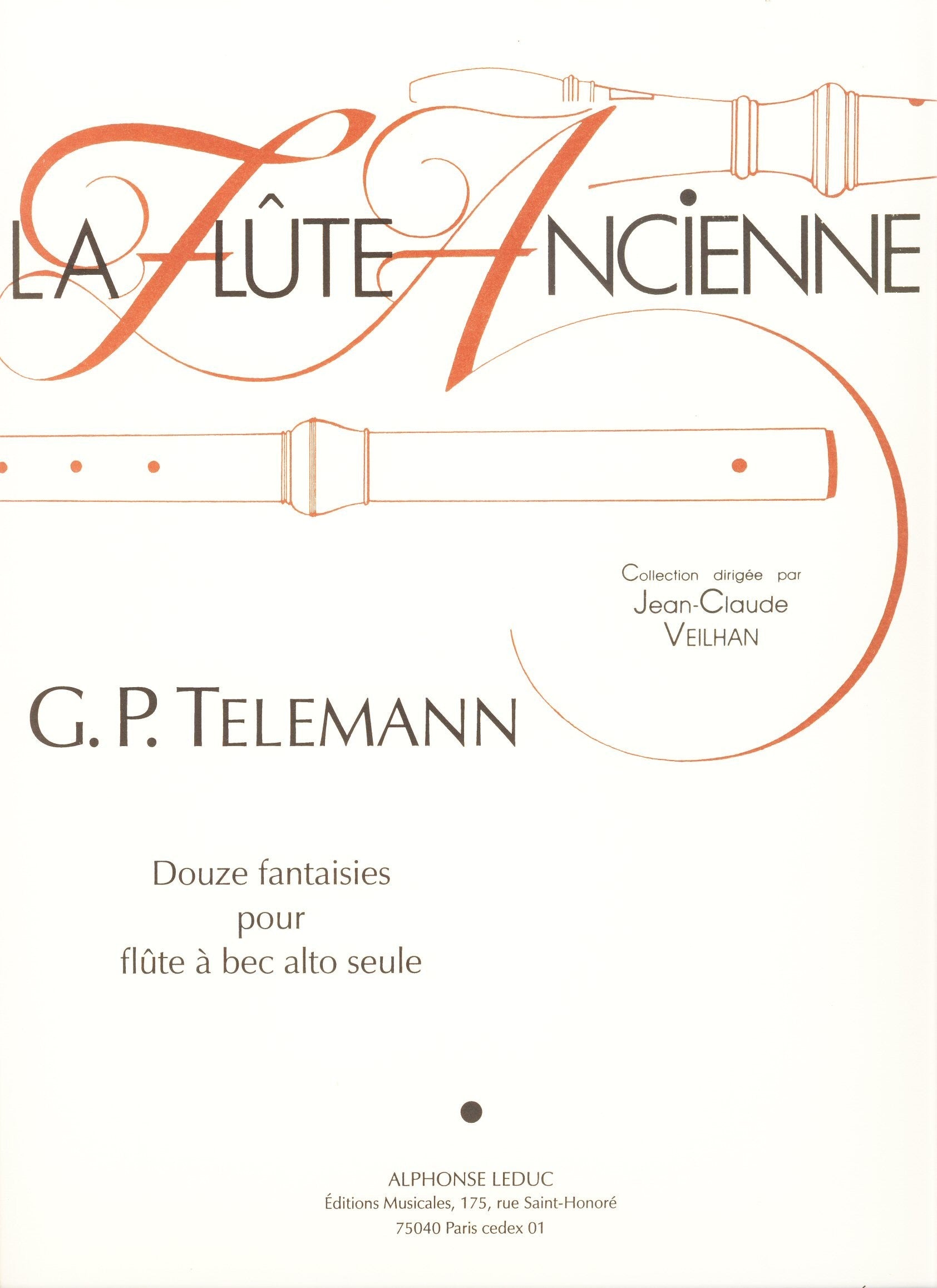 Douze fantaisies pour flute a bec alto seule Twelve Fantasies for Solo Treble Recorder